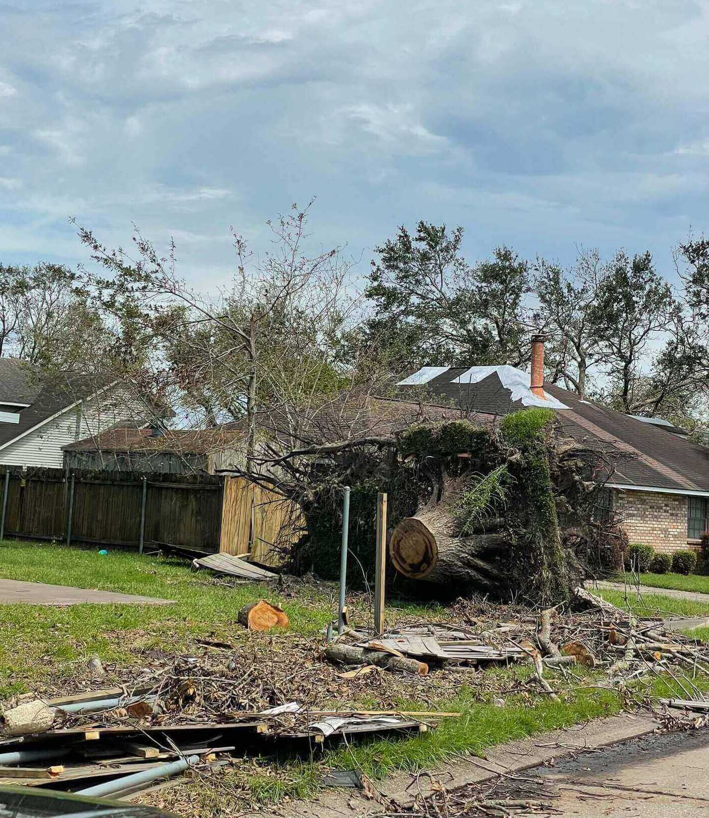Hurricane Ida Storm Damage